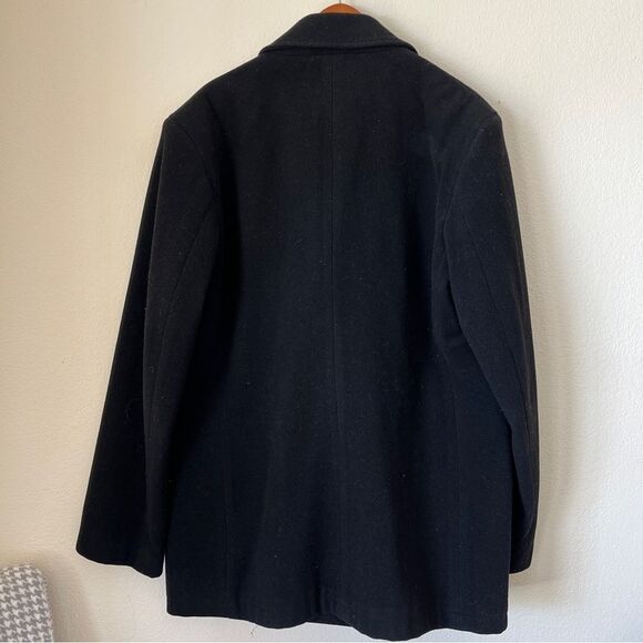 Vintage Club Monaco Wool/Viscose Double Breasted Peacoat XL in Black - Picture 5 of 5